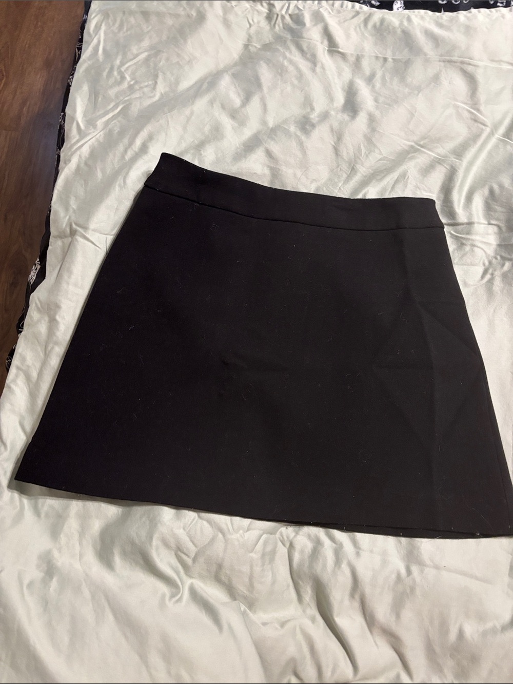 Express Black Mini A-Line Skirt